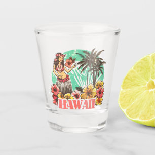 Retro Hawaii Shot Glass