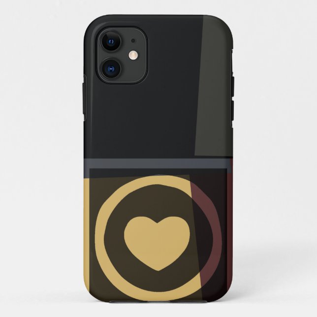 Retro heart graphic Case-Mate iPhone case (Back)