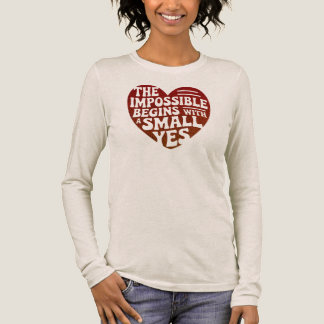 Retro Heart Typography Tri-Blend Shirt