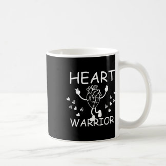 Retro Heart Warrior Anatomical Heart Chd Awareness Coffee Mug