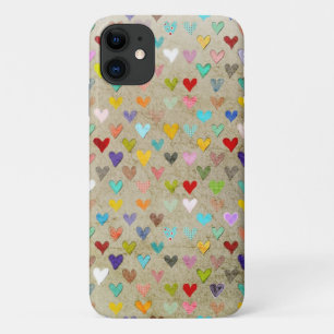 Retro Hearts Case-Mate iPhone Case