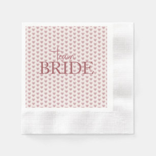 Retro Hearts Pink Burgundy Y2K Style Napkin