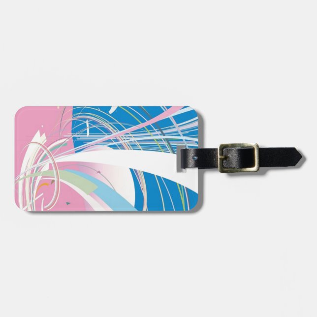 Retro Heaven Luggage Tag (Front Horizontal)