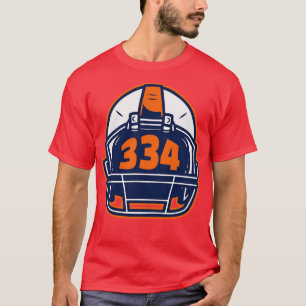 Retro Helmet 334 Area Code Auburn Alabama T-Shirt