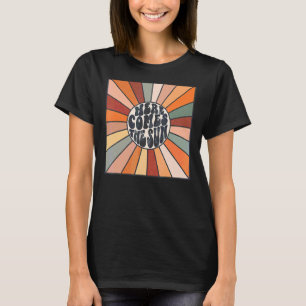 Retro Here Come The Summertime Vacation Beach Summ T-Shirt