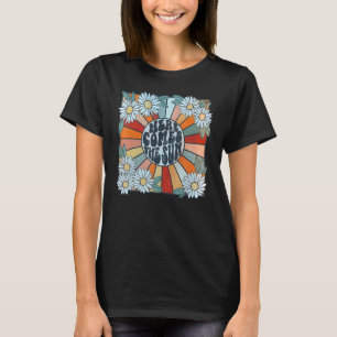 Retro Here Comes The Sun Floral Summer Family Vava T-Shirt