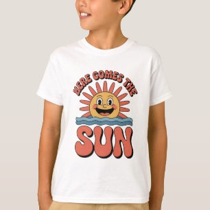 Retro "Here Comes The Sun" Graphic Vintage 70s  T-Shirt