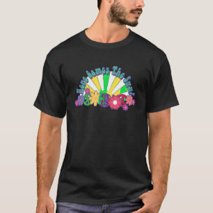 Retro Here Comes The Sun Summer Beach Hippie Peace T-Shirt