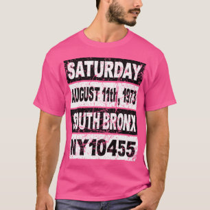 Retro Hip Hop Is Born Shirt South Bronx 50Th Anniv