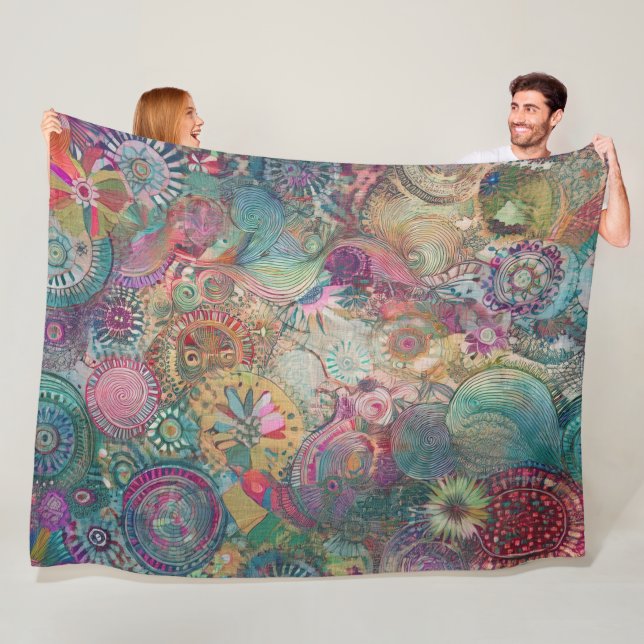 Retro Hippie: Fantasy Blanket (In Situ)