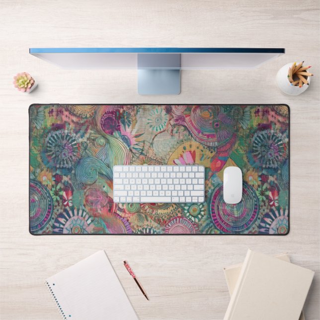 Retro Hippie: Fantasy Desk Mat (Office 1)
