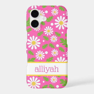 Retro Hippie Flowers Daisy Pattern