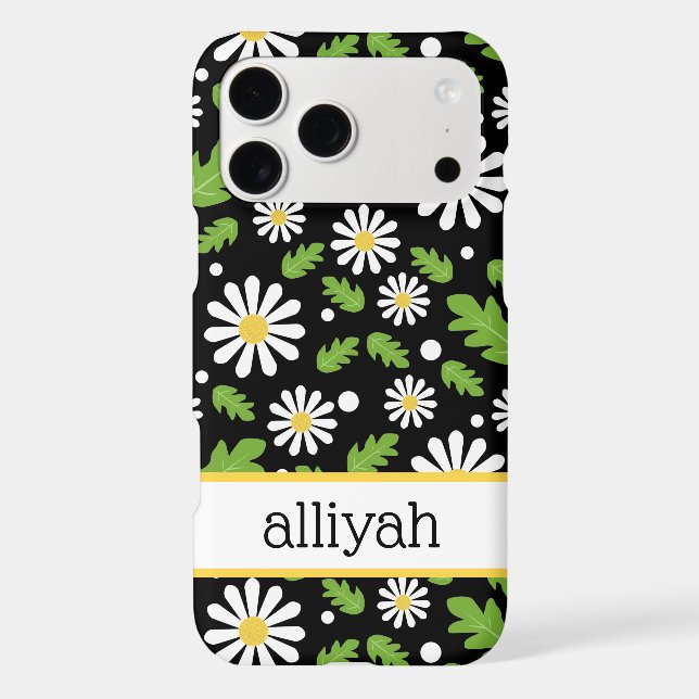 Retro Hippie Flowers Daisy Pattern (Back)
