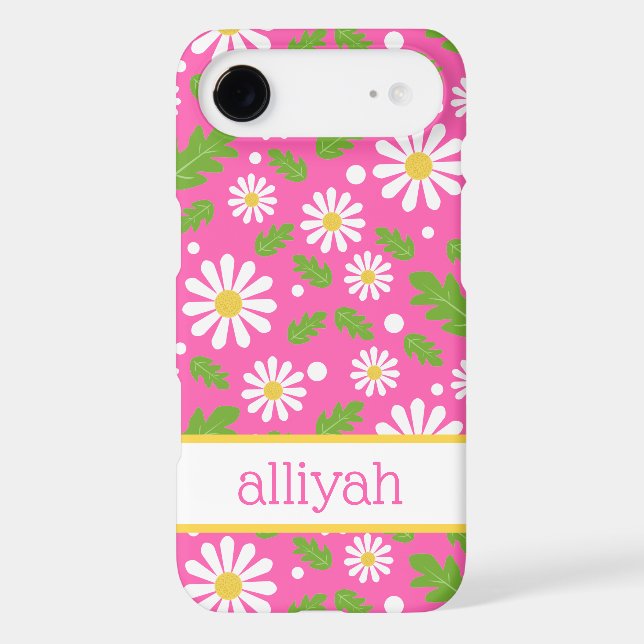 Retro Hippie Flowers Daisy Pattern (Back)