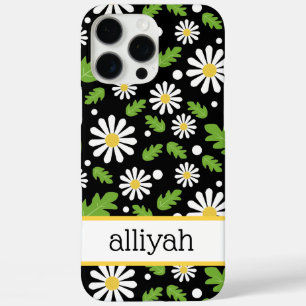 Retro Hippie Flowers Daisy Pattern iPhone 16 Pro Max Case
