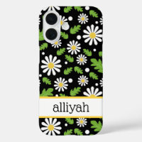 Retro Hippie Flowers Daisy Pattern
