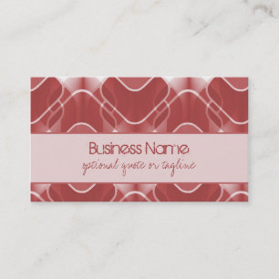 Retro Hipster Business Card, Red Card