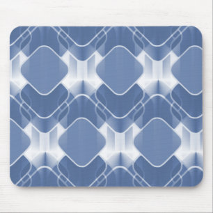 Retro Hipster Mousepad, Blue Mouse Pad