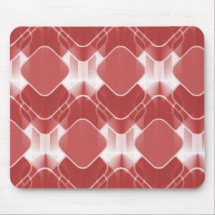 Retro Hipster Mousepad, Red Mouse Pad