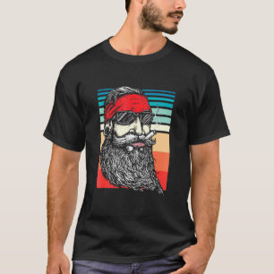 Retro Hipster Vintage Bearded Hippie Pipe Smoker U T-Shirt
