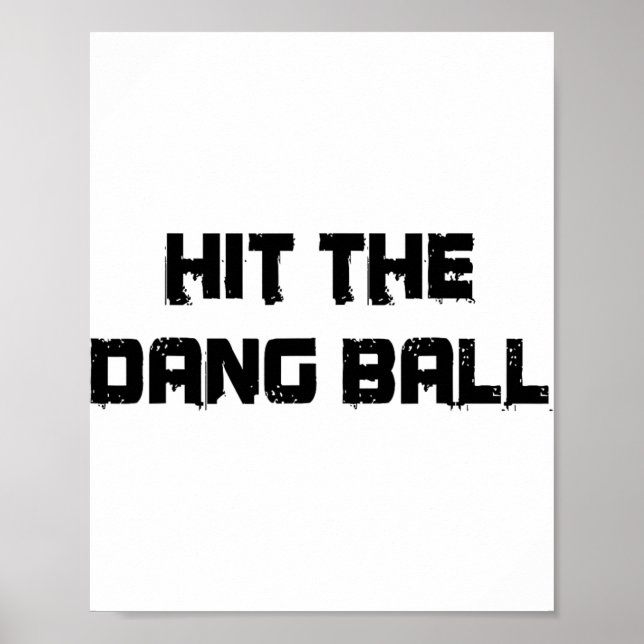 Retro Hit The Dang Byll -  Poster (Front)