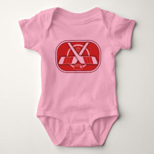Retro Hockey Canada Baby Bodysuit