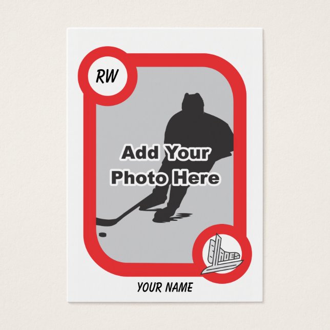 Retro Hockey Card (Front)
