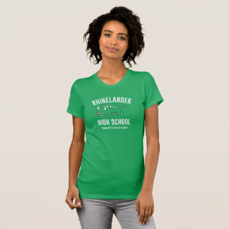 Retro Hodag: Rhinelander High School Womens' Kelly T-Shirt