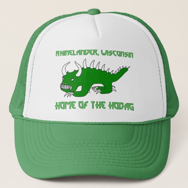 Retro Hodag - Rhinelander Hodag Hat (Front)