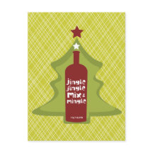 Retro Holiday Cocktail Invitation