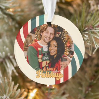Retro Holiday Friend family Ornament
