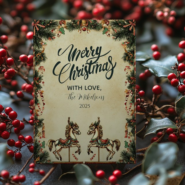 Retro Holiday Rocking Horse Christmas (Creator Uploaded)