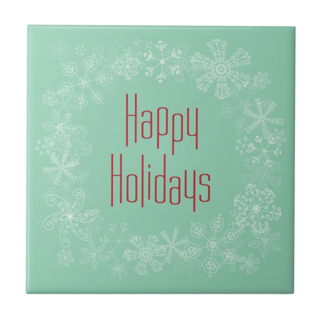 Retro Holiday Trivet (Front)