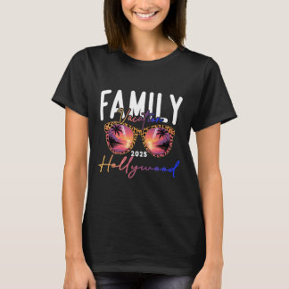 Retro Hollywood Beach Florida Sungles Summer Vacat T-Shirt