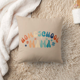Retro Homeschool Mum Mama Cushion