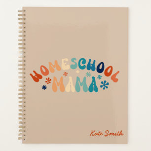 Retro Homeschool Mum Mama Personalised Planner