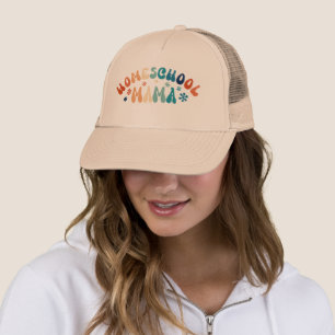 Retro Homeschool Mum Mama   Trucker Hat
