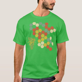 Retro Honeycomb Beekeeper T-Shirt