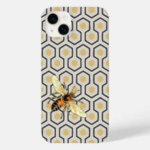 Retro Honeycomb Pattern Beehive Case-Mate iPhone 14 Plus Case