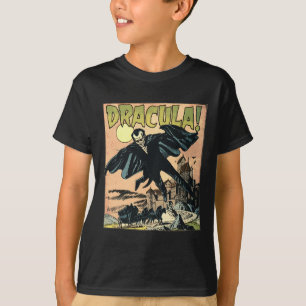 Retro Horror Movie Monster Vampire Vintage Hallowe T-Shirt