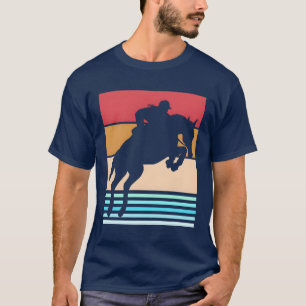 Retro Horse Riding Show Jumping family T-Shirt