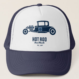 Retro Hot Rod Pure Muscle Visors Trucker Hat