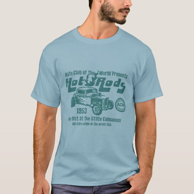 Retro Hot rod T-Shirt (Front)