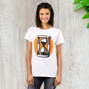 Retro Hourglass Timer Minimalist Time T-Shirt