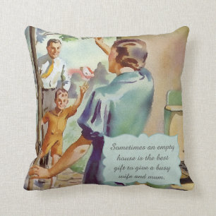 Retro Housewife Cushion