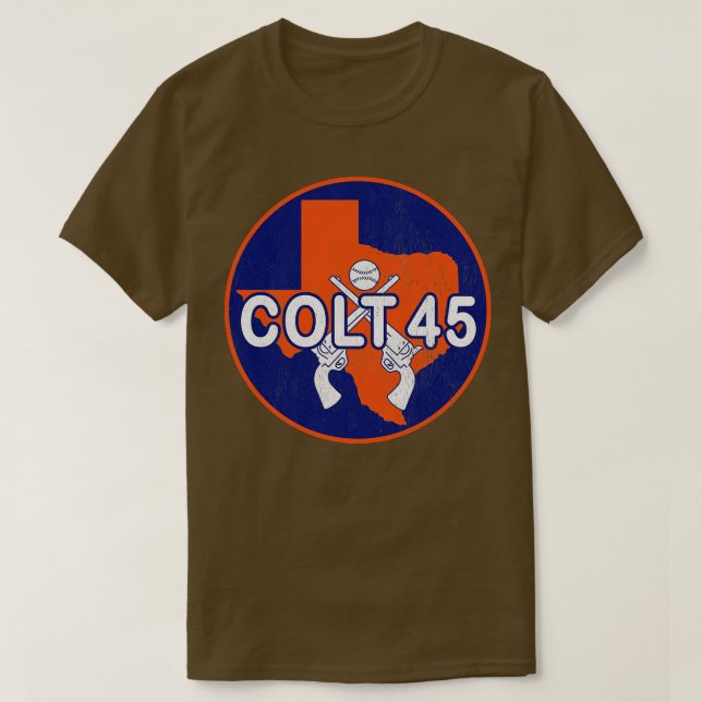 Retro Houston Colt 45s Baseball TShirt (Design Front)