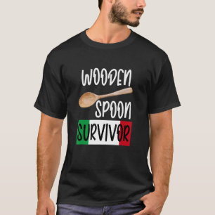 Retro Humor tees Wooden Spoon Survivor