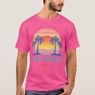 Retro Huntington Beach Cherish Every Sunset T-Shirt