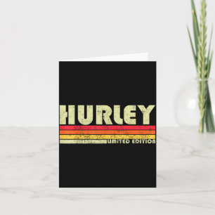 Retro Hurley Home State Cool 70s 80s Style Sunset Card