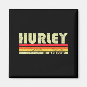 Retro Hurley Home State Cool 70s 80s Style Sunset Magnet
